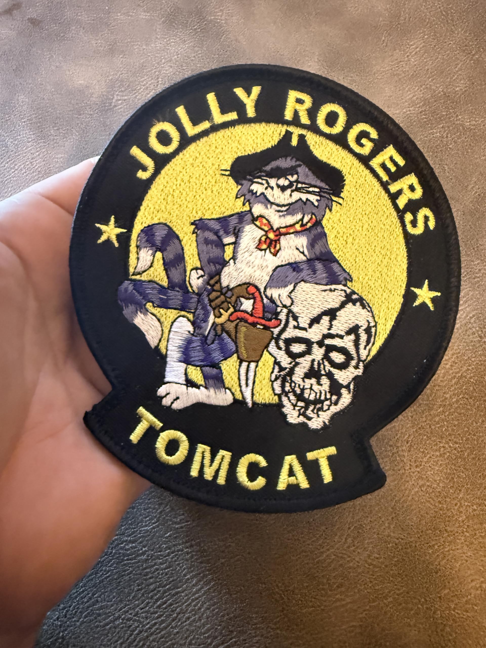 Amazon.com: VF-84 Jolly Rogers F-14 Tomcat Patch, 5 inch, Navy