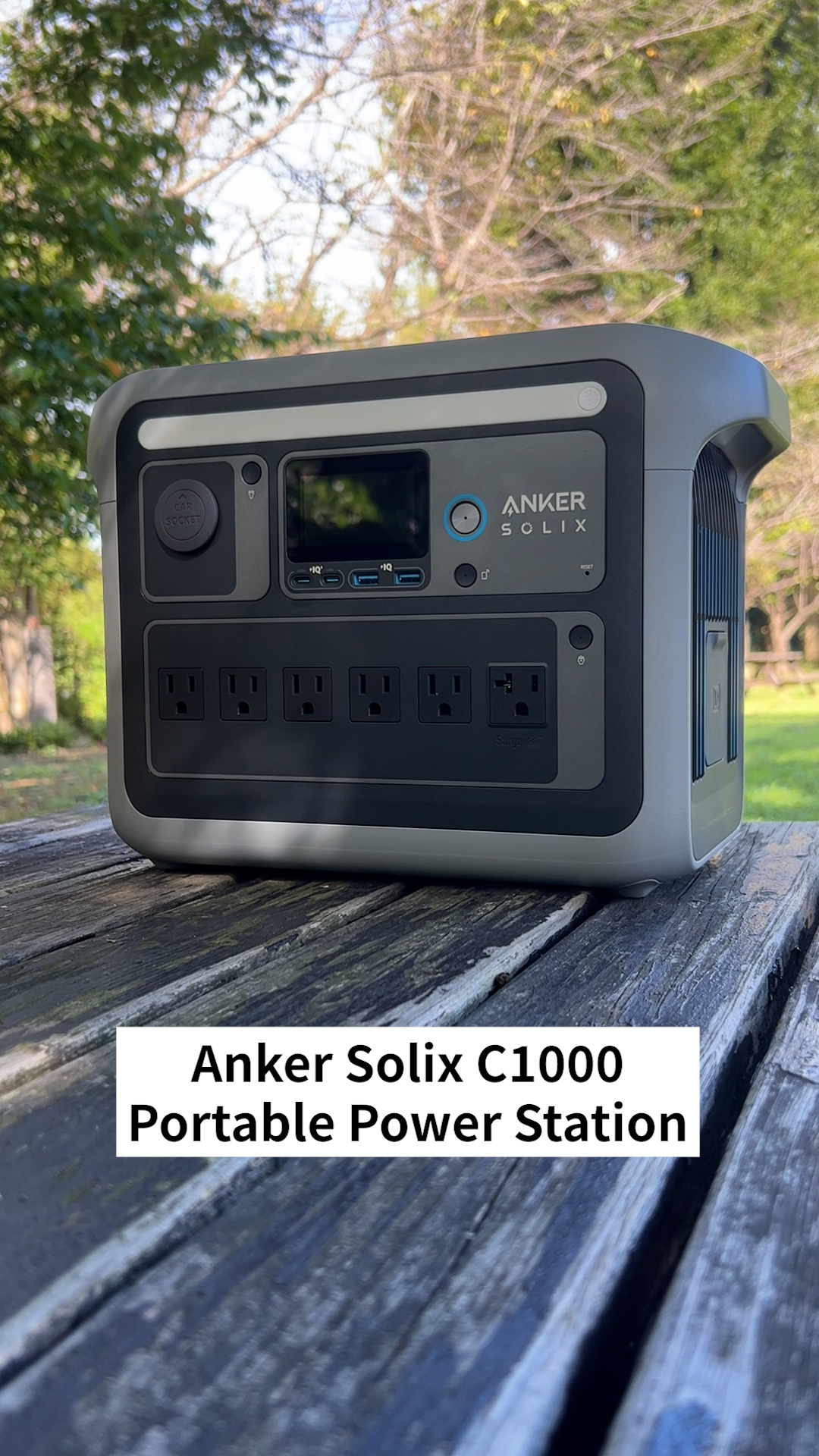 Amazon.co.jp: Anker Solix C1000 Portable Power Station ポータブル