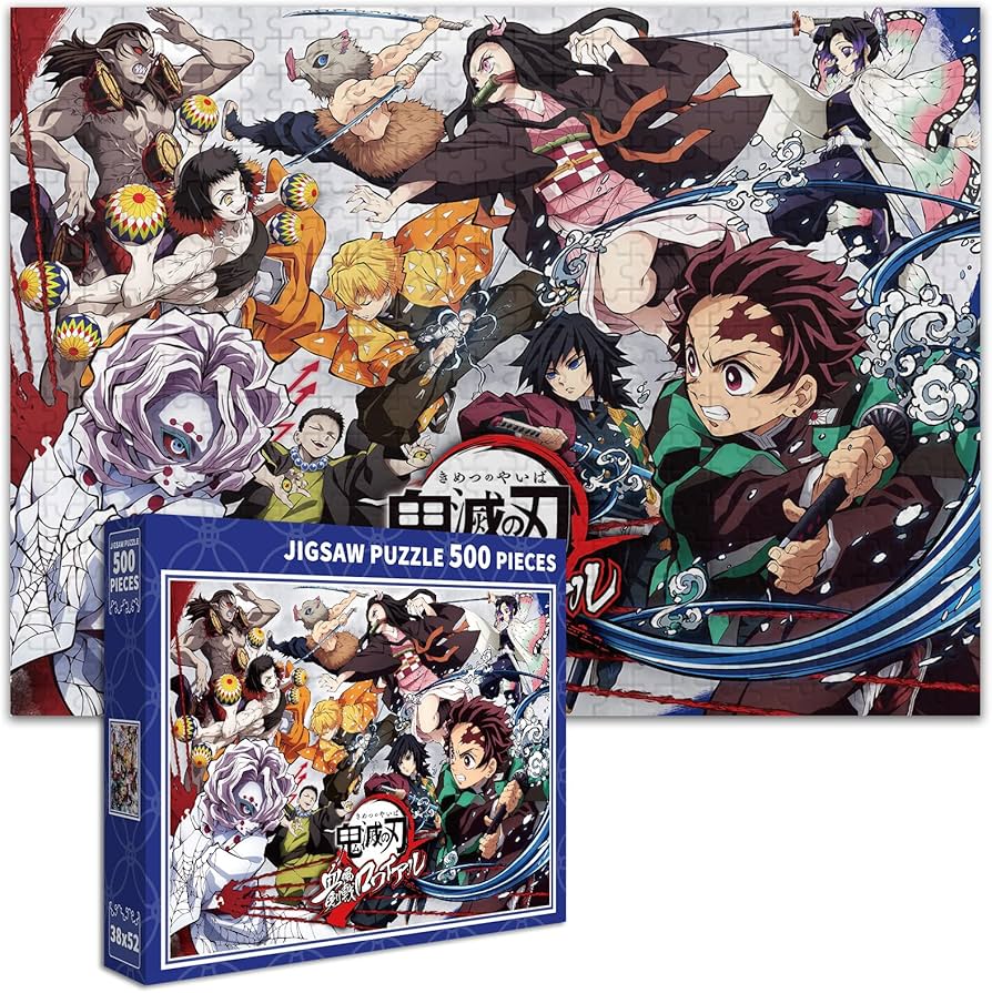 Amazon | 鬼滅の刃 パズル 500ピース 胡蝶しのぶ 我妻善逸 禰豆子 炭