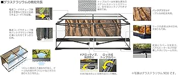 Amazon | エキゾテラ GEX EXOTERRA グラステラリウム 6045 PT2610