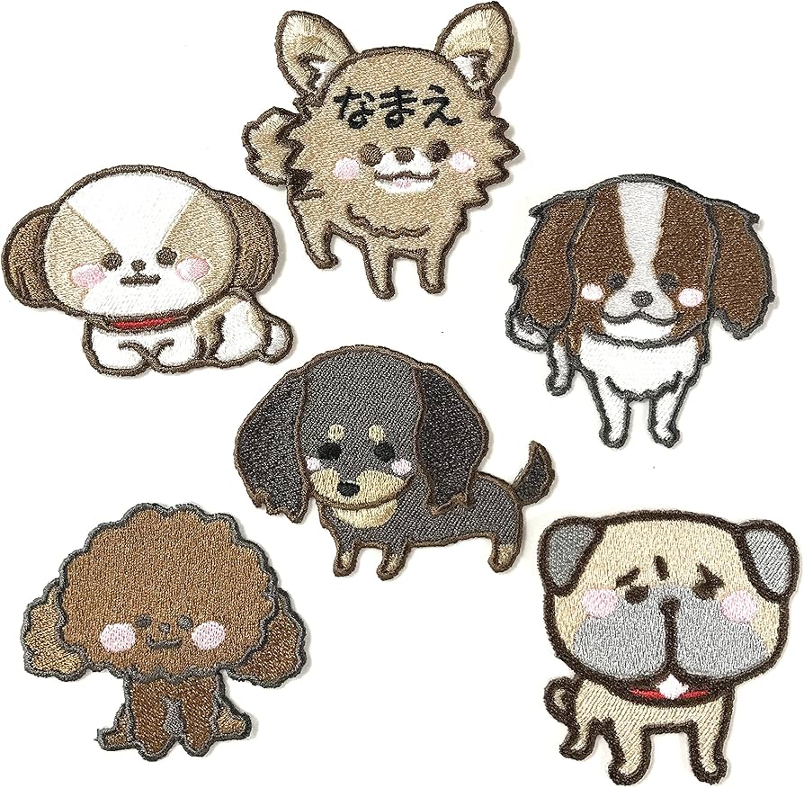 犬、シーズーワッペン