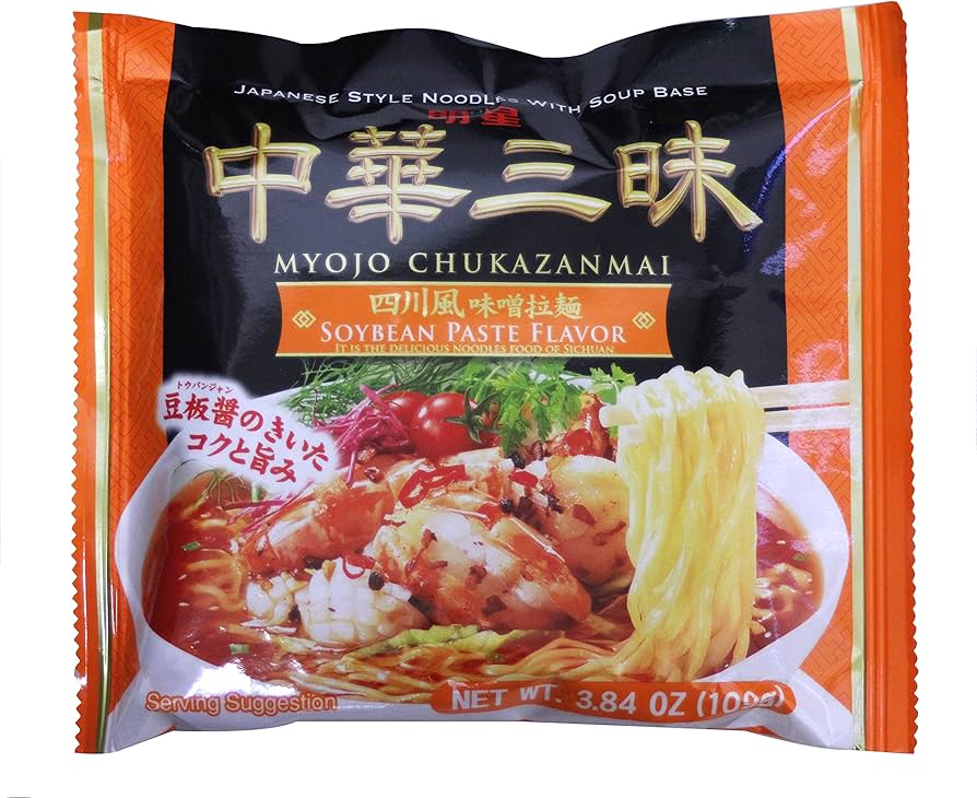 Amazon.com : Myojo Chukazanmai Instant Ramen Miso Soybean Paste