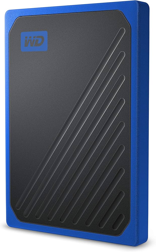Amazon.co.jp: WD ポータブルSSD 500GB USB3.0 ブルー My Passport Go