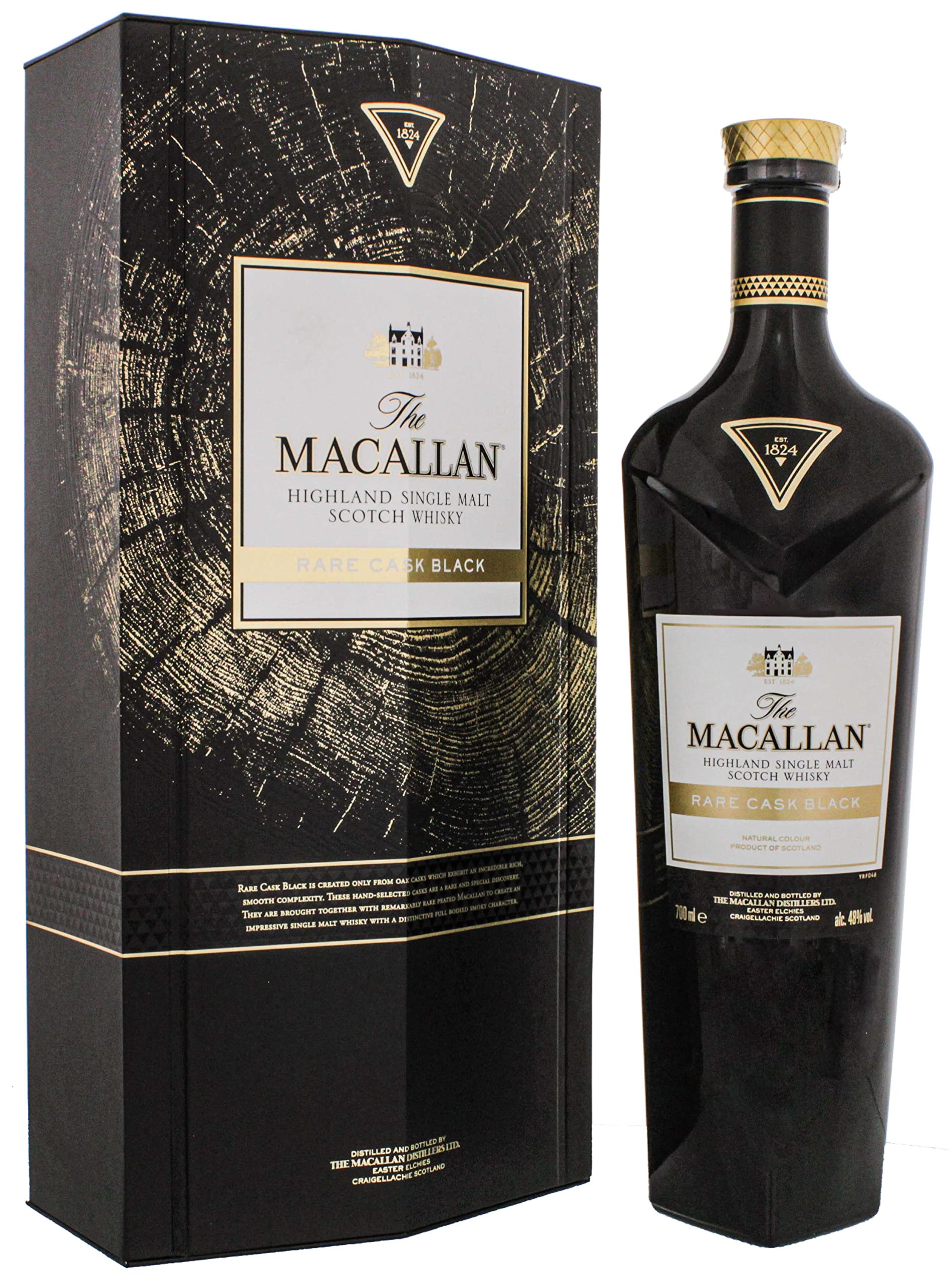 Amazon.co.jp: マッカラン レアカスク ブラック 48度 700ml [並行輸入