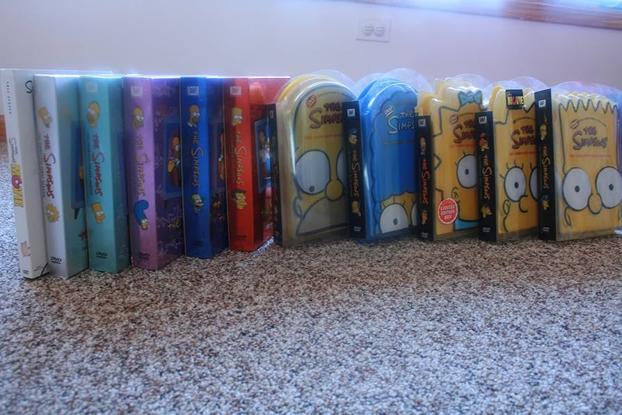 Simpsons Rare Collectors Edition DVD Box Sets Seasons 1-10 + the