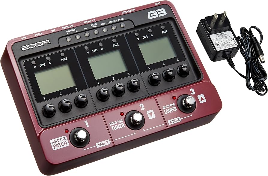 zoom B3 ベース エフェクター マルチエフェクター ZOOM B3 ベース用