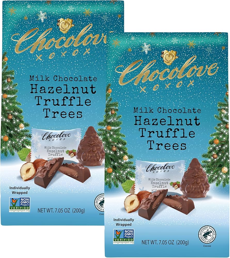 Amazon.com : Chocolove Hazelnut Truffle in Milk Chocolate Bites