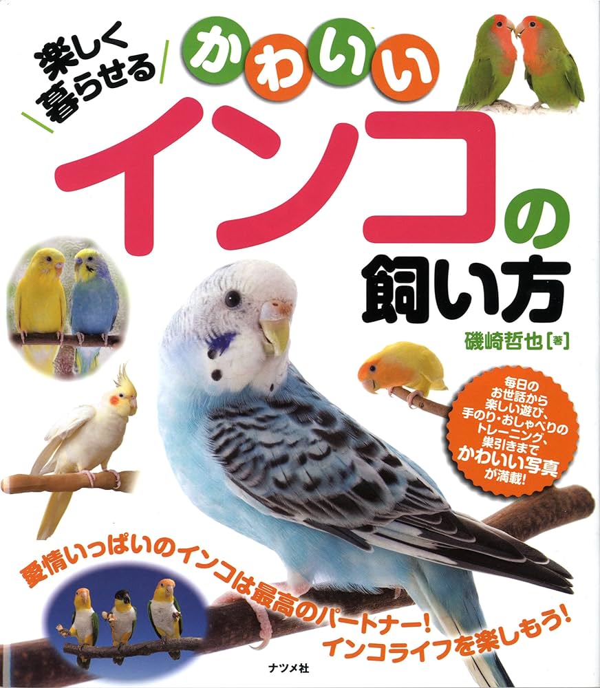 Amazon.co.jp: 楽しく暮らせる かわいいインコの飼い方 : 磯崎 哲也: 本