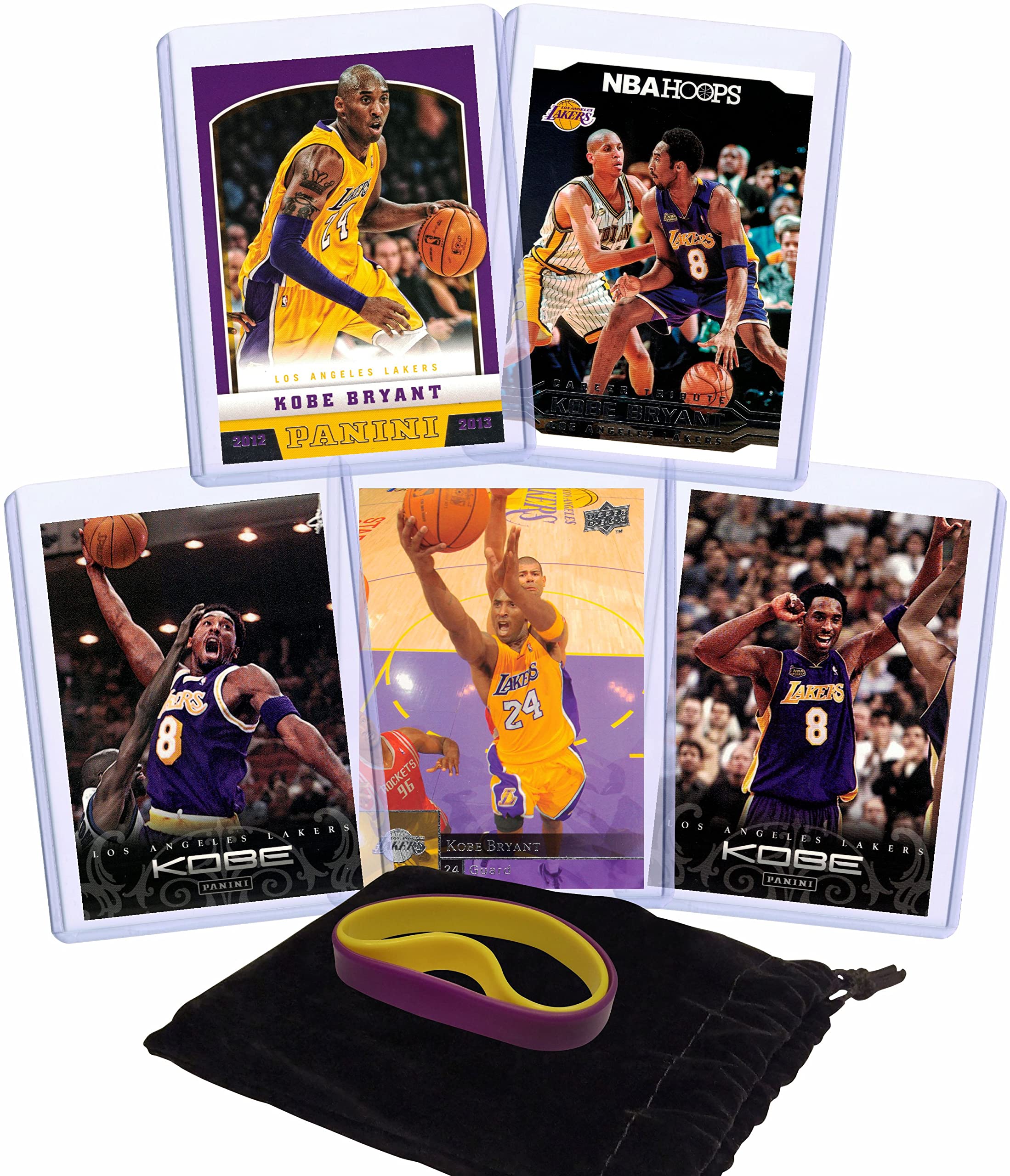 Amazon.com: Kobe Bryant (5) Assorted Basketball Cards Bundle - Los