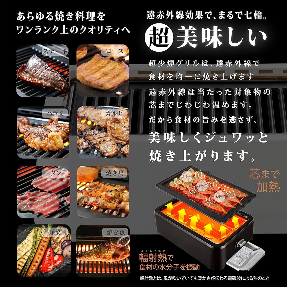 Amazon.co.jp: GLAMP. Ultra Low Smoke Grill Smoke Reducing Yakiniku