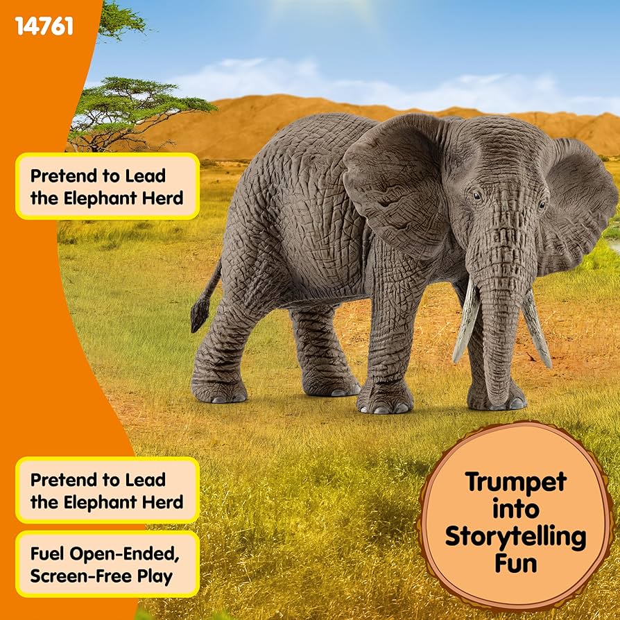 Amazon.co.jp: シュライヒ ワイルドライフ アフリカ象 (メス