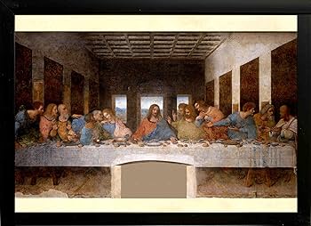 Amazon.co.jp: 『最後の晩餐』レオナルドダヴィンチ A4 フレーム付