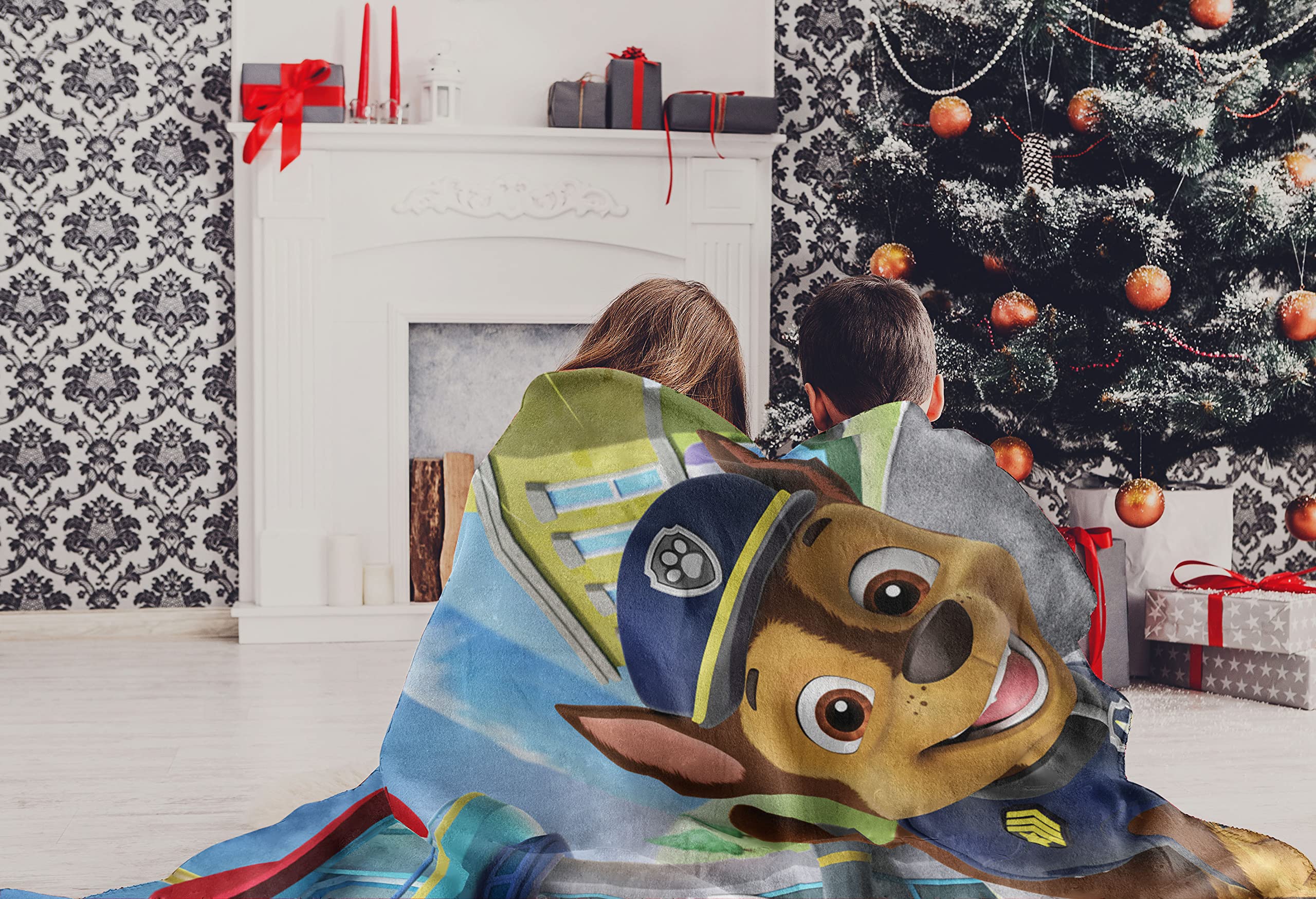 Amazon｜Northwest Paw Patrol マイクロラッセルスローブランケット 46