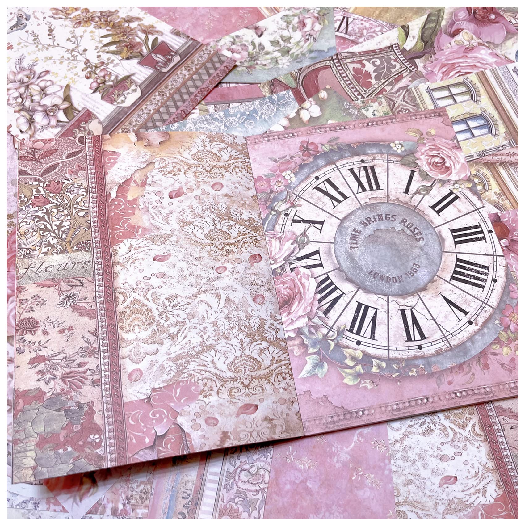 デザインペーパー まとめ売り 1000枚以上 コラージュ 素材