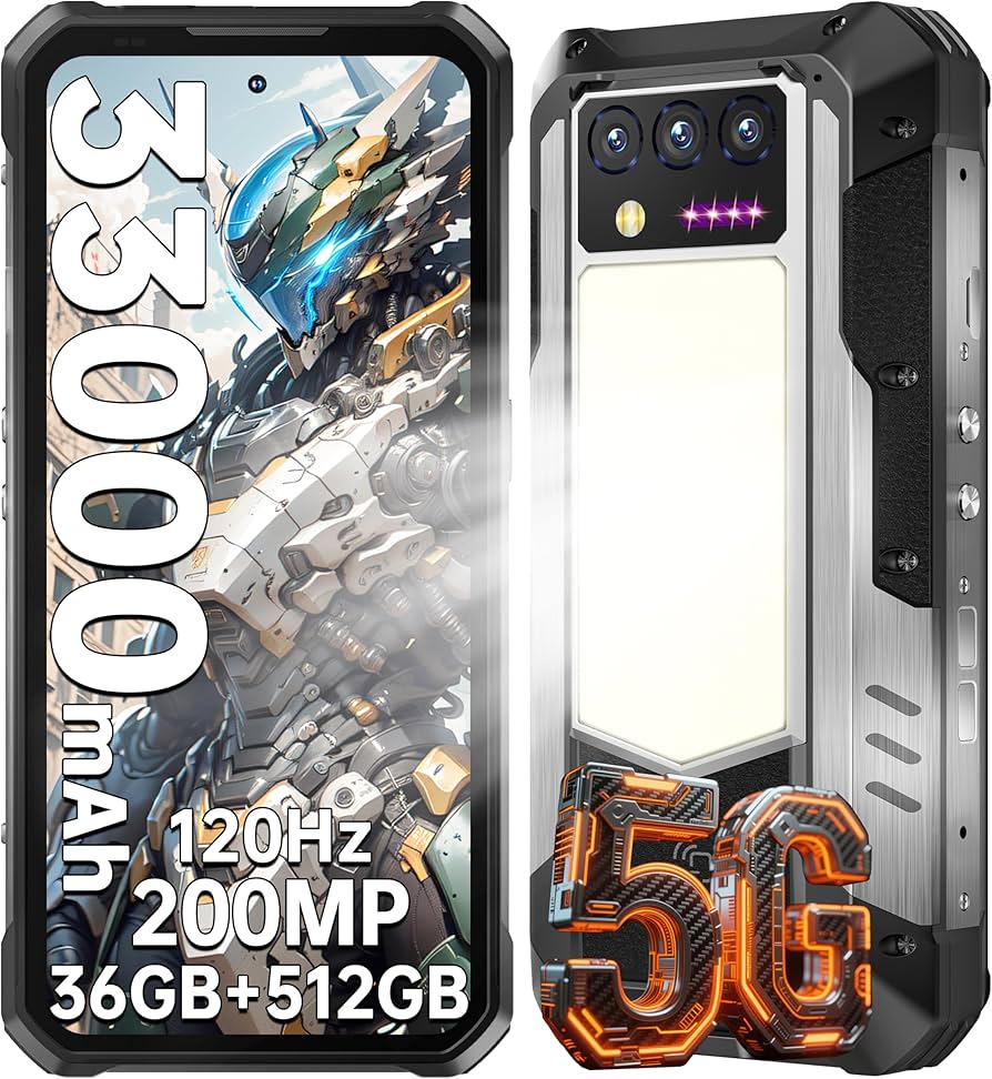 Amazon.com: OUKITEL WP100 5G Rugged Smartphone Unlocked - 33000mAh