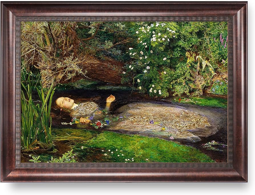 ミレー 『オフィーリア』額装品アート ミレー 『オフィーリア』額装品