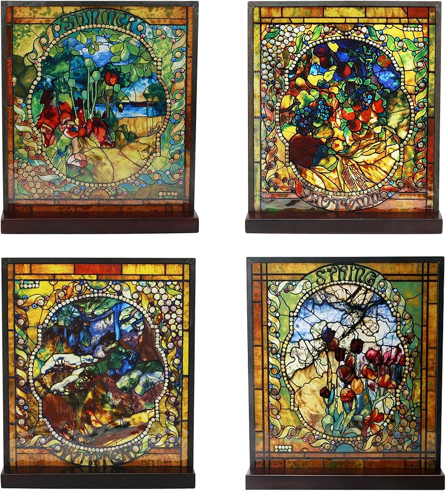 Amazon.co.jp: Ebros Louis Comfort ティファニー四季コレクション