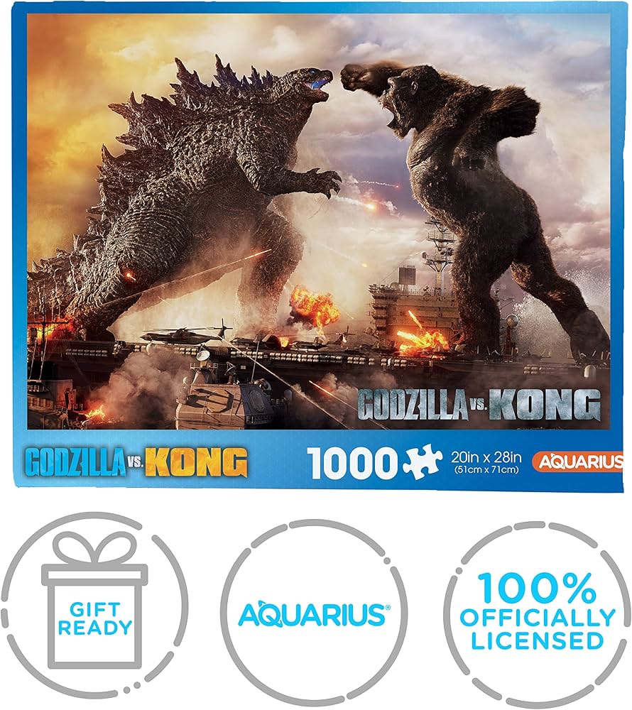 Amazon.co.jp: Godzilla vs Kong 1000 Piece Jigsaw Puzzle (1000