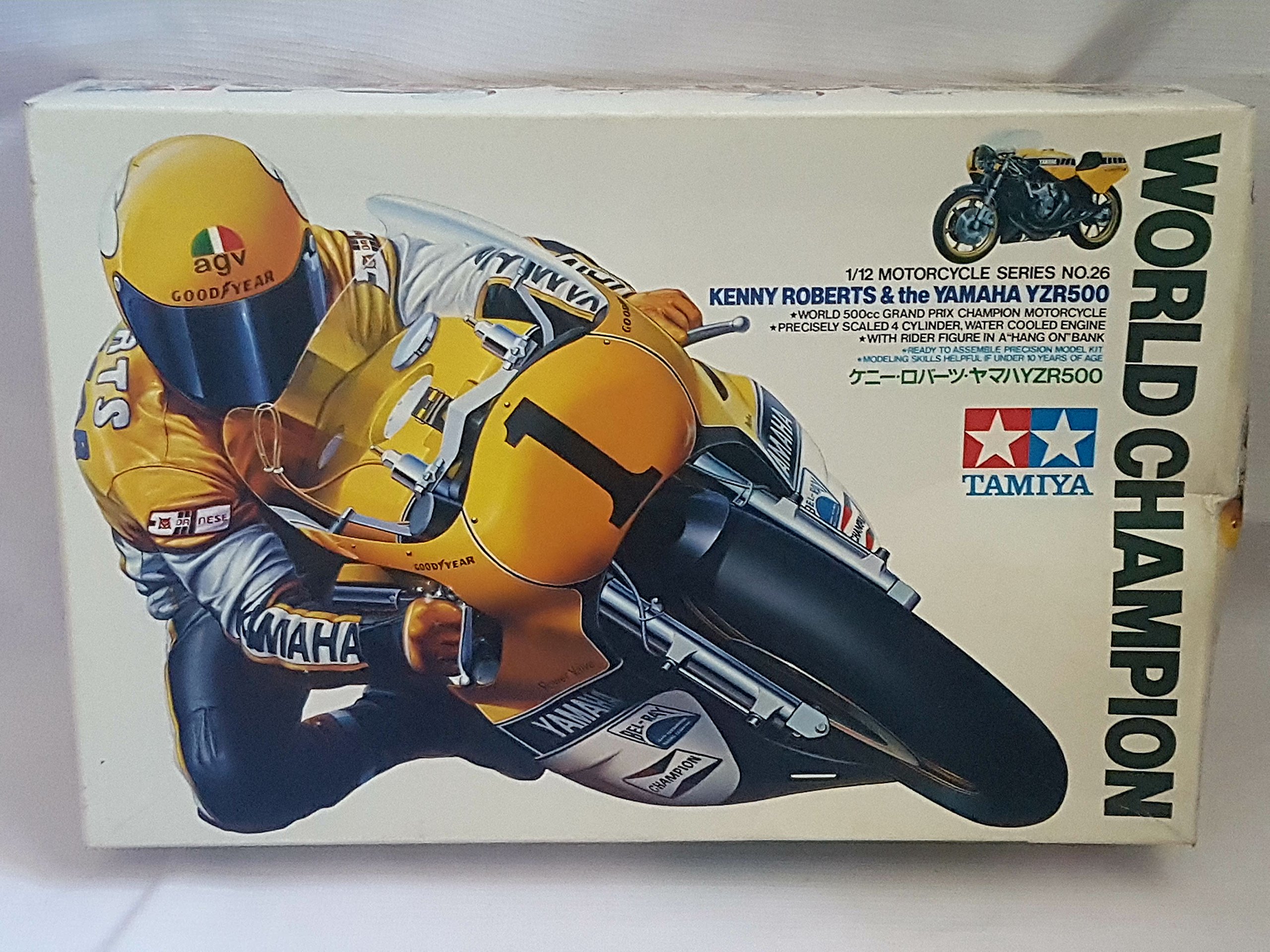 Amazon | タミヤ 1/12 ケニー・ロバーツ ヤマハYZR500 [14026