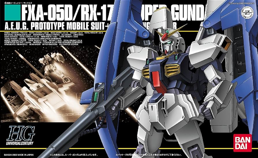 Amazon.com: Bandai Hobby HGUC 1/144#35 FXA-05D/RX-178 Super Gundam