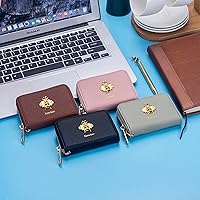 Amazon.com: knockno 12 Card Slots Credit Card Holder Leather