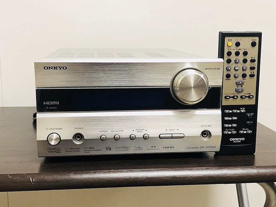 ONKYO 5.1ch対応 最大出力30W×5 シルバーSA-205HDX(S) ONKYO AVセンター