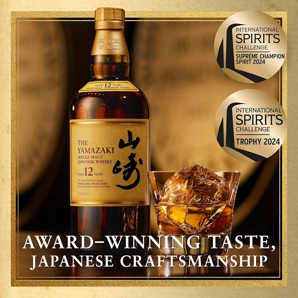 Amazon.co.jp: サントリー山崎12年43度700ml 専用箱入り : 食品・飲料
