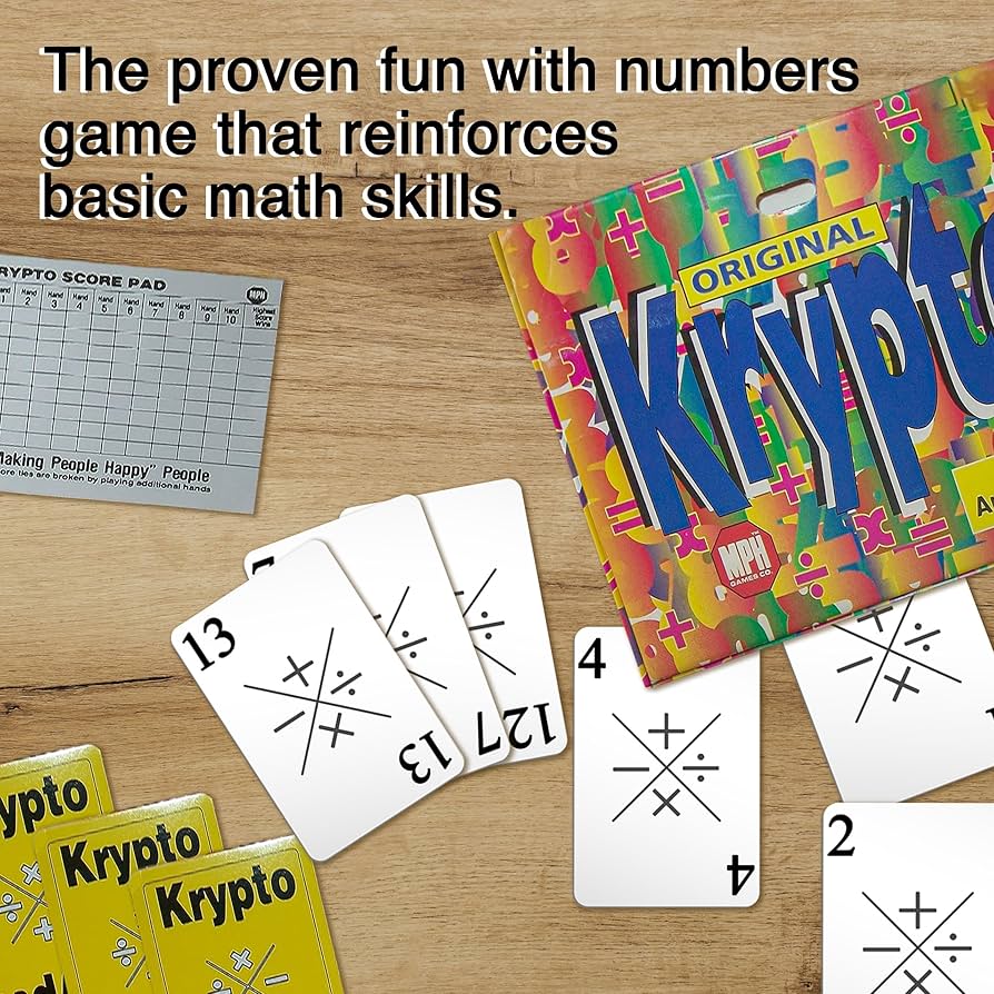 Amazon.co.jp: Kryptoオリジナル算数ゲーム - 乗算・加算・減算の