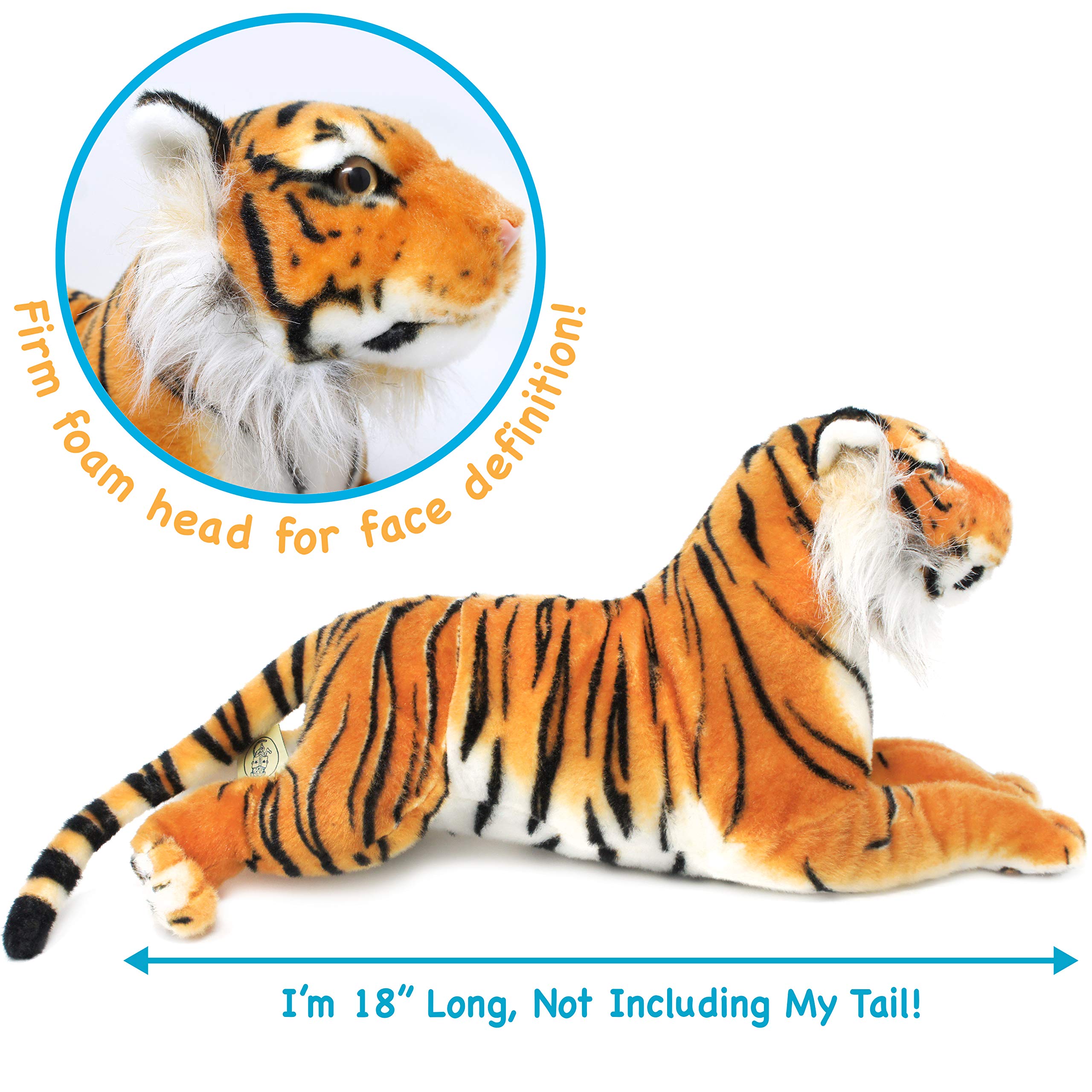 特大リアルタイガーぬいぐるみ！リアルマニアルぬいぐるみマットセット