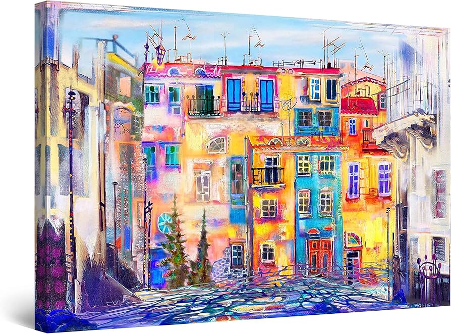 Amazon.co.jp: Startonight 光るキャンバス ウォールアート 抽象画