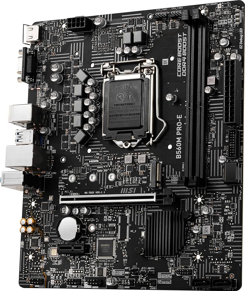 Amazon.com: MSI B560M PRO-E ProSeries Motherboard (mATX, 11th/10th