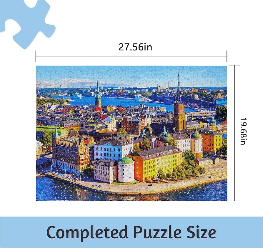 1000ピース ジグソーパズル シティコレクション スウェーデン 1000