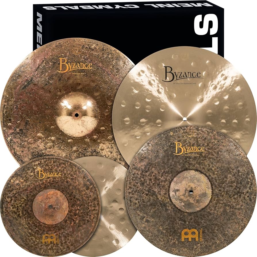 Amazon.com: Meinl Cymbals MJ401+18 Mike Johnston Pack Byzance
