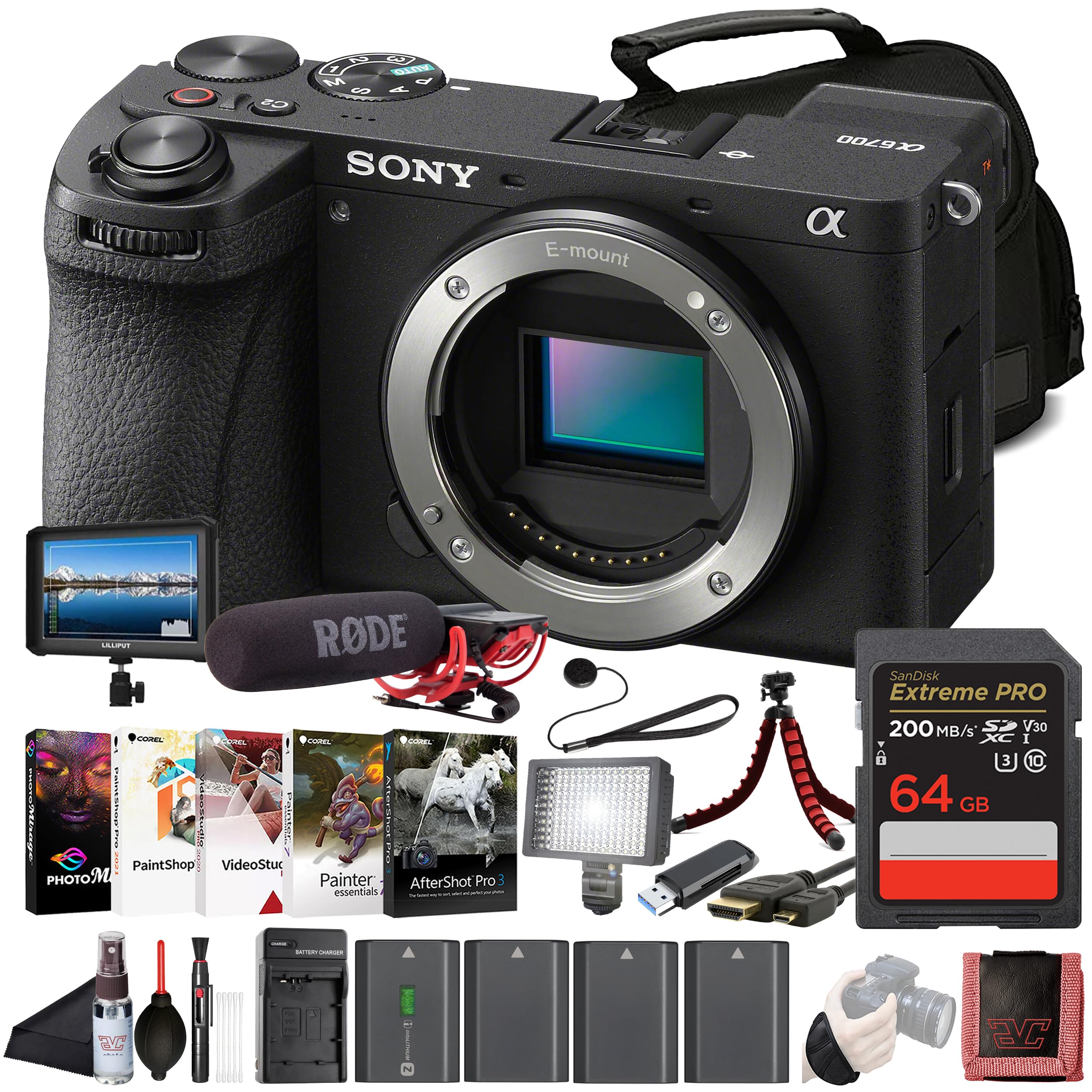 Amazon.com : Sony α6700 APS-C Mirrorless Camera (ILCE-6700) – 26