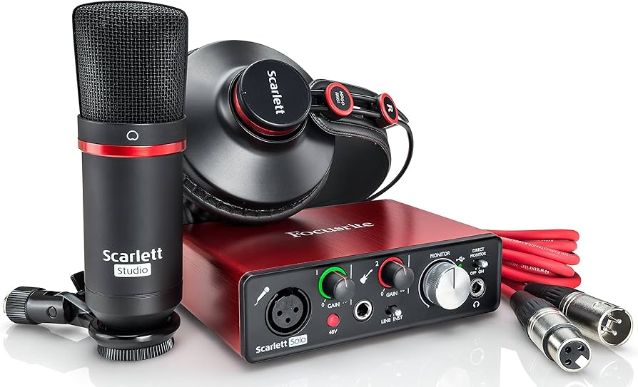 Amazon.com: Focusrite Scarlett Solo Studio USB Audio Interface