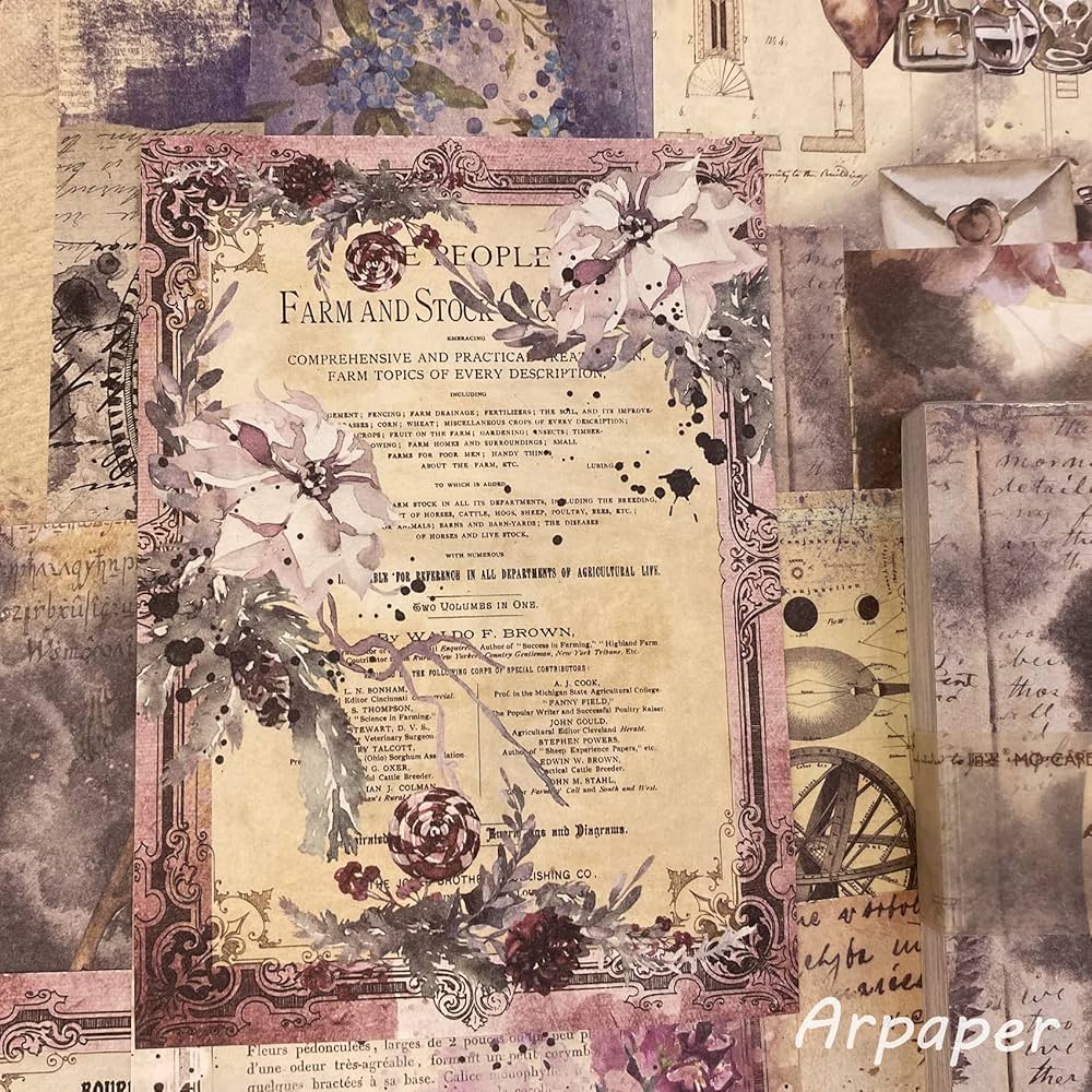 コラージュ素材 紙もの 素材紙 【1892】 【公式通販】