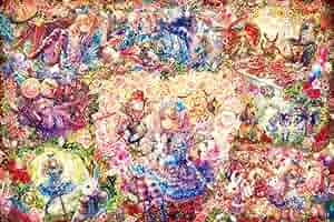 おにねこ1000ピースパズル『マリンアリス』完成品 1000ピース パズル