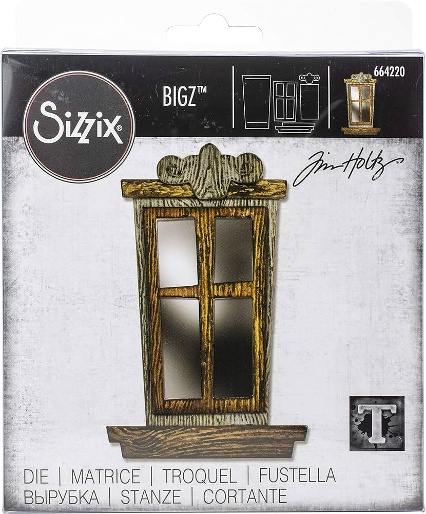 Amazon.com: Sizzix Window Frame by Tim Holtz Dies, us:one size