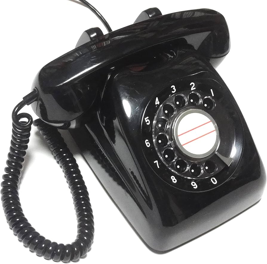 Amazon | 電電公社 600-A ダイヤル式電話機 （黒電話／カラー電話