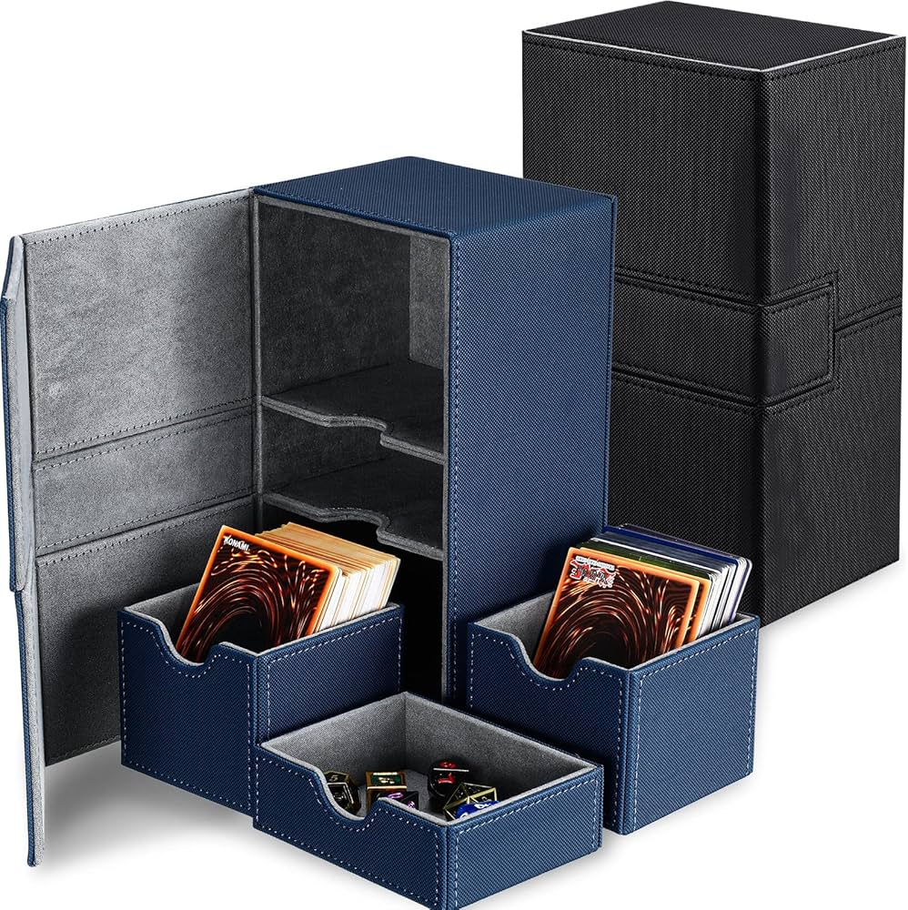 Amazon.co.jp: 2ボックス ダブルデッキカードボックス MTGカード対応