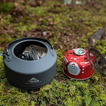 Amazon.com : MSR Pika Hard-Anodized Aluminum Camping Teapot, Black