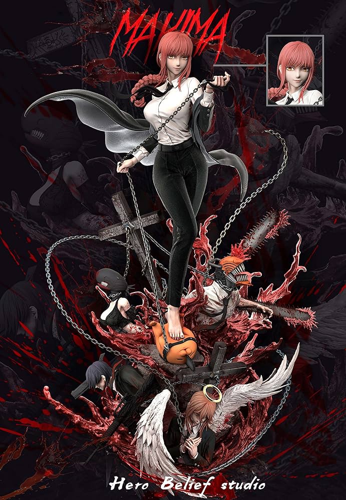 Amazon.co.jp: マキマ フィギュア ドレスVer. 1/4スケール 塗装済み