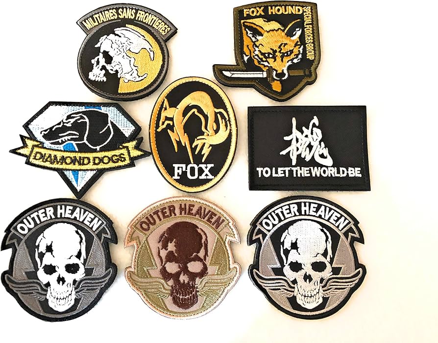 ミリタリー刺繍パッチ8枚セット ミリタリー刺繍パッチ8枚セット