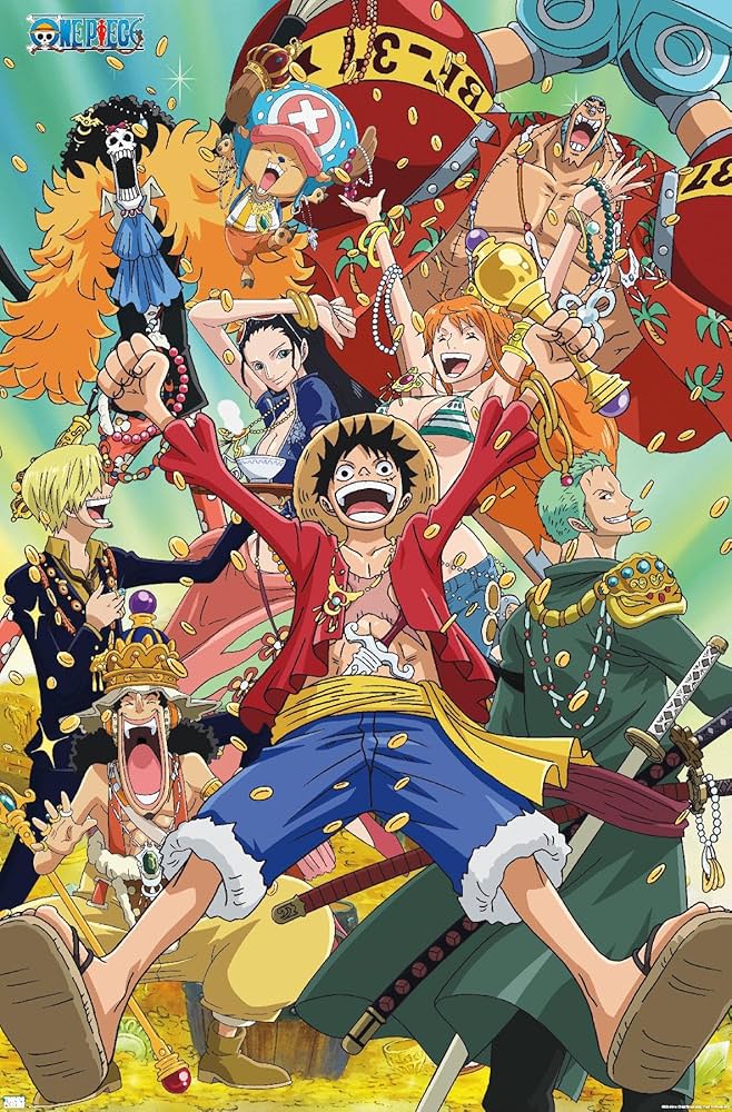 Amazon.com: One Piece: Fishman Island - Crew Treasure Wall Poster