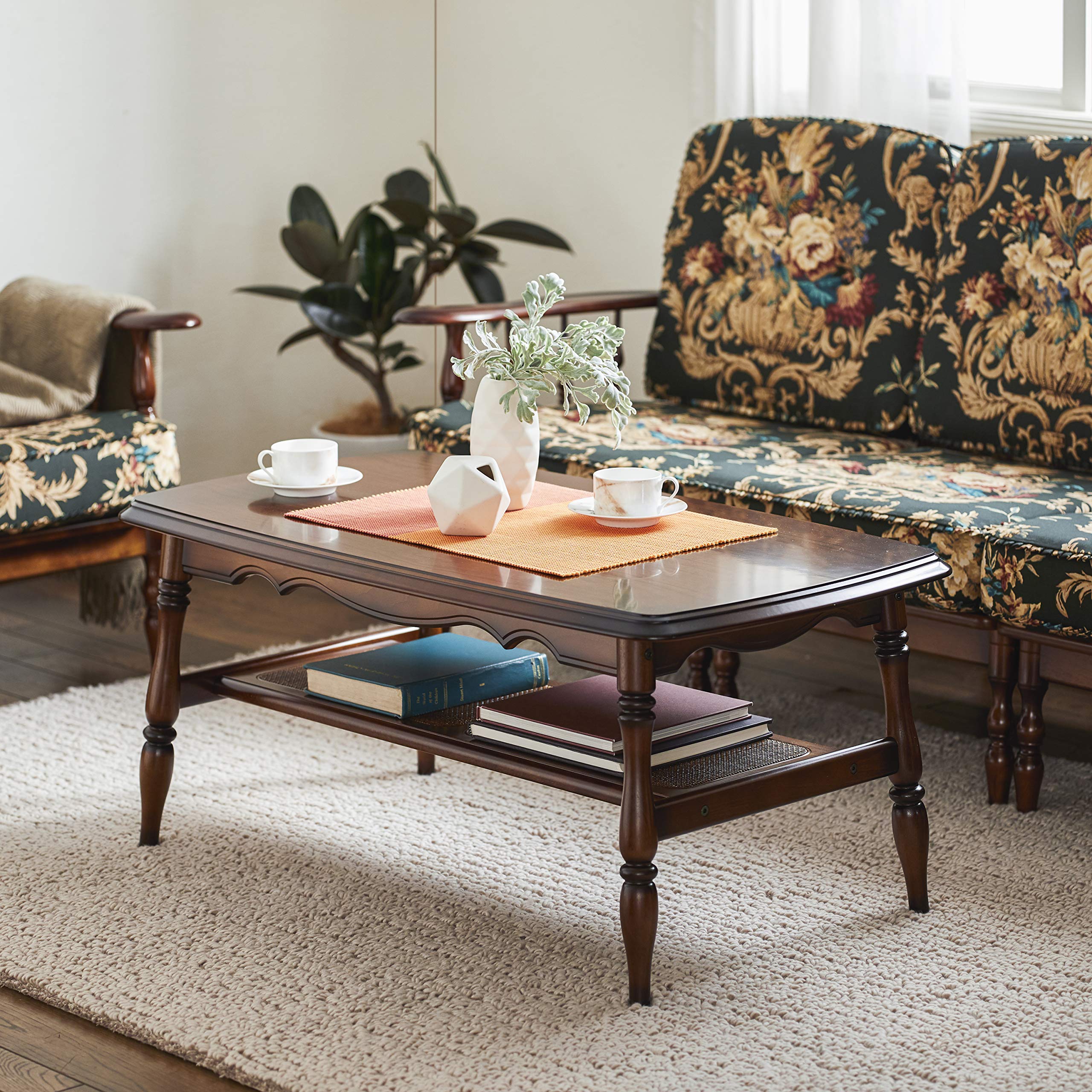 karimoku カリモク サイドテーブル コーヒーテーブル コロニアル 天然木