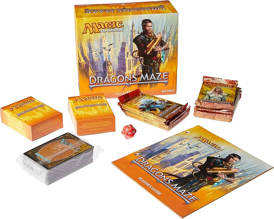 Amazon.com: Magic The Gathering CCG: Dragons Maze Fat Pack : Toys