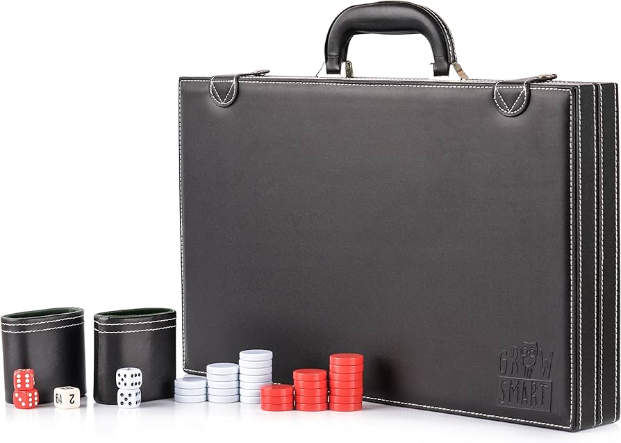 Amazon.co.jp: Smart Tactics プレミアムバックギャモンセット - L