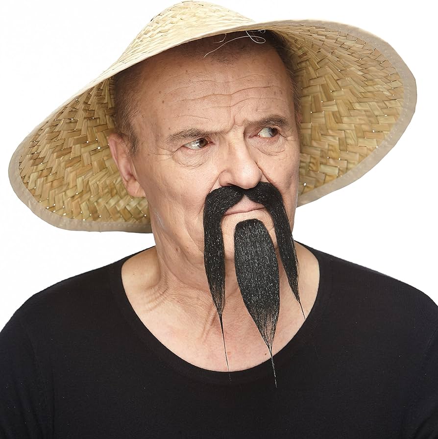 Amazon.co.jp: Mustaches バラエティグッズ つけひげ 黒 038-LH : ホビー