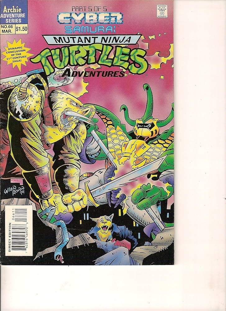 TEENAGE MUTANT NINJA TURTLES ADVENTURES #66 Part 5 of 5 Cyber