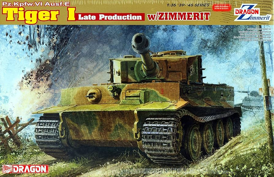 Amazon | ドラゴン 1/35 タイガーI 後期型 ツィンメリットコーティング